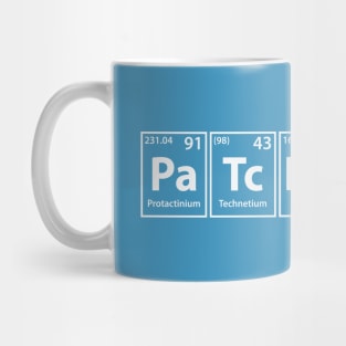 Patchouli (Pa-Tc-Ho-U-Li) Periodic Elements Spelling Mug